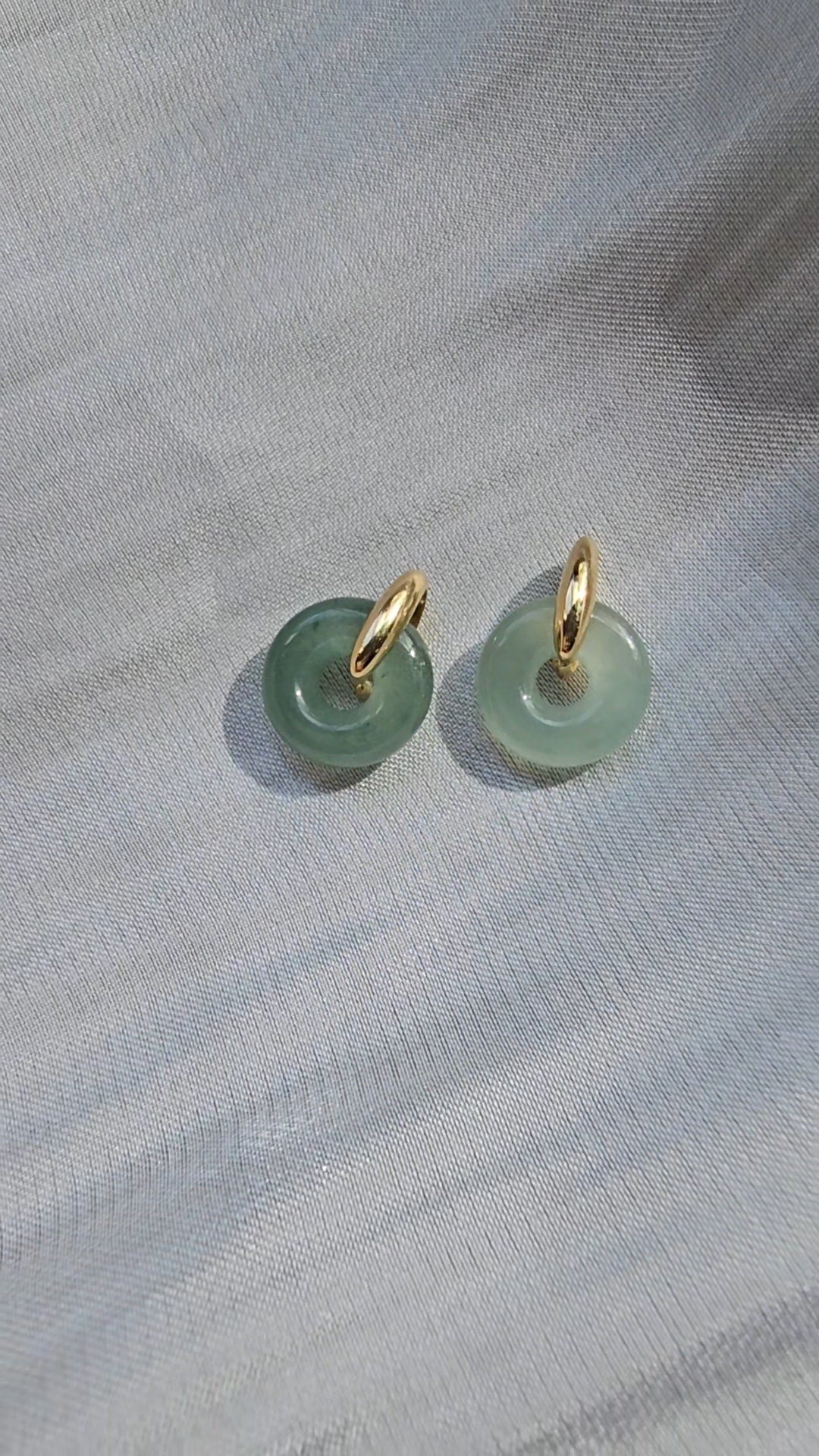 Guardian | Dainty Safekeeping 'Ping An' Jadeite Pendant in Aqua Green (10mm)