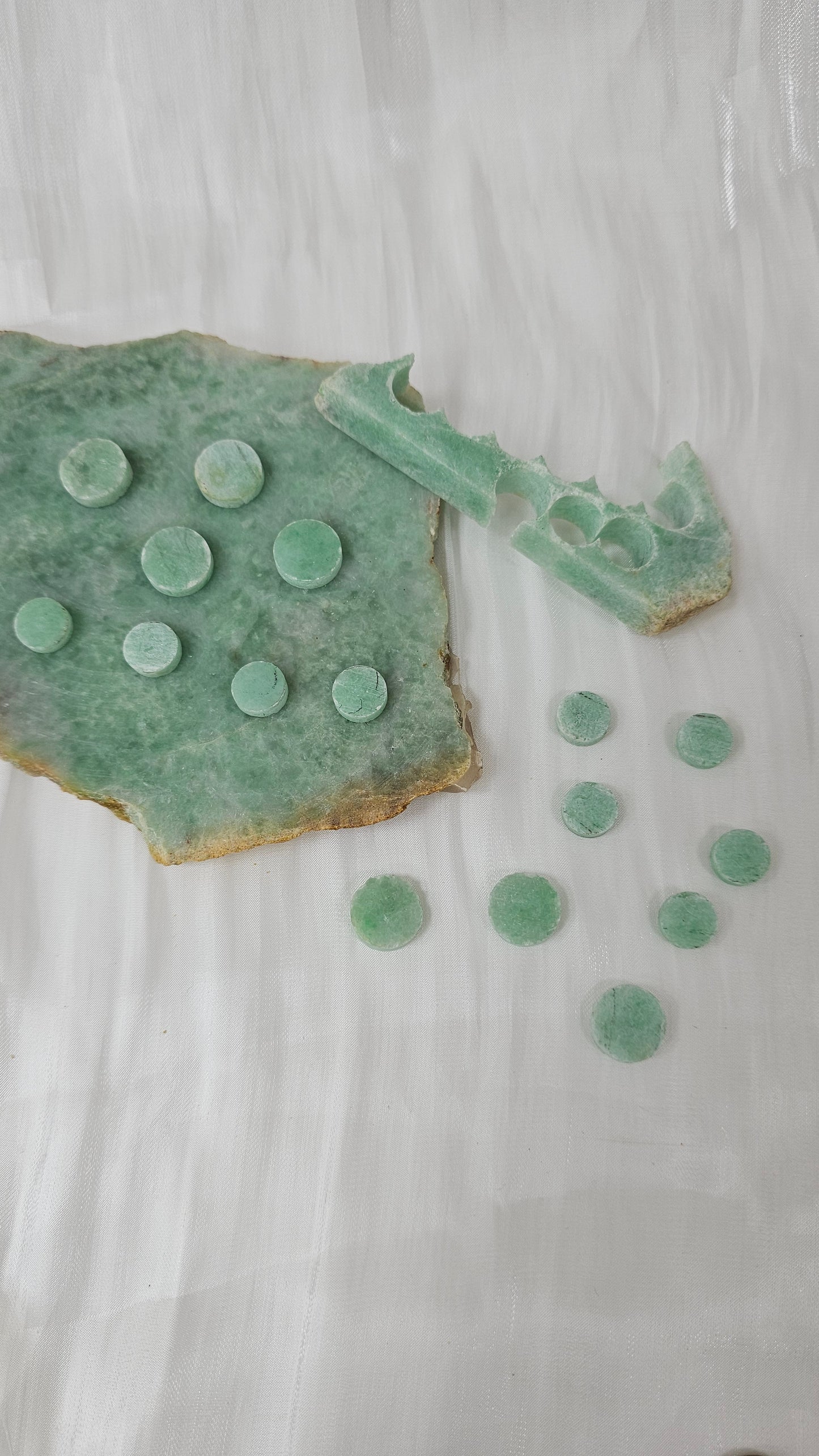 Guardian | Dainty Safekeeping 'Ping An' Jadeite Pendant in Pastel Green (10-11mm)