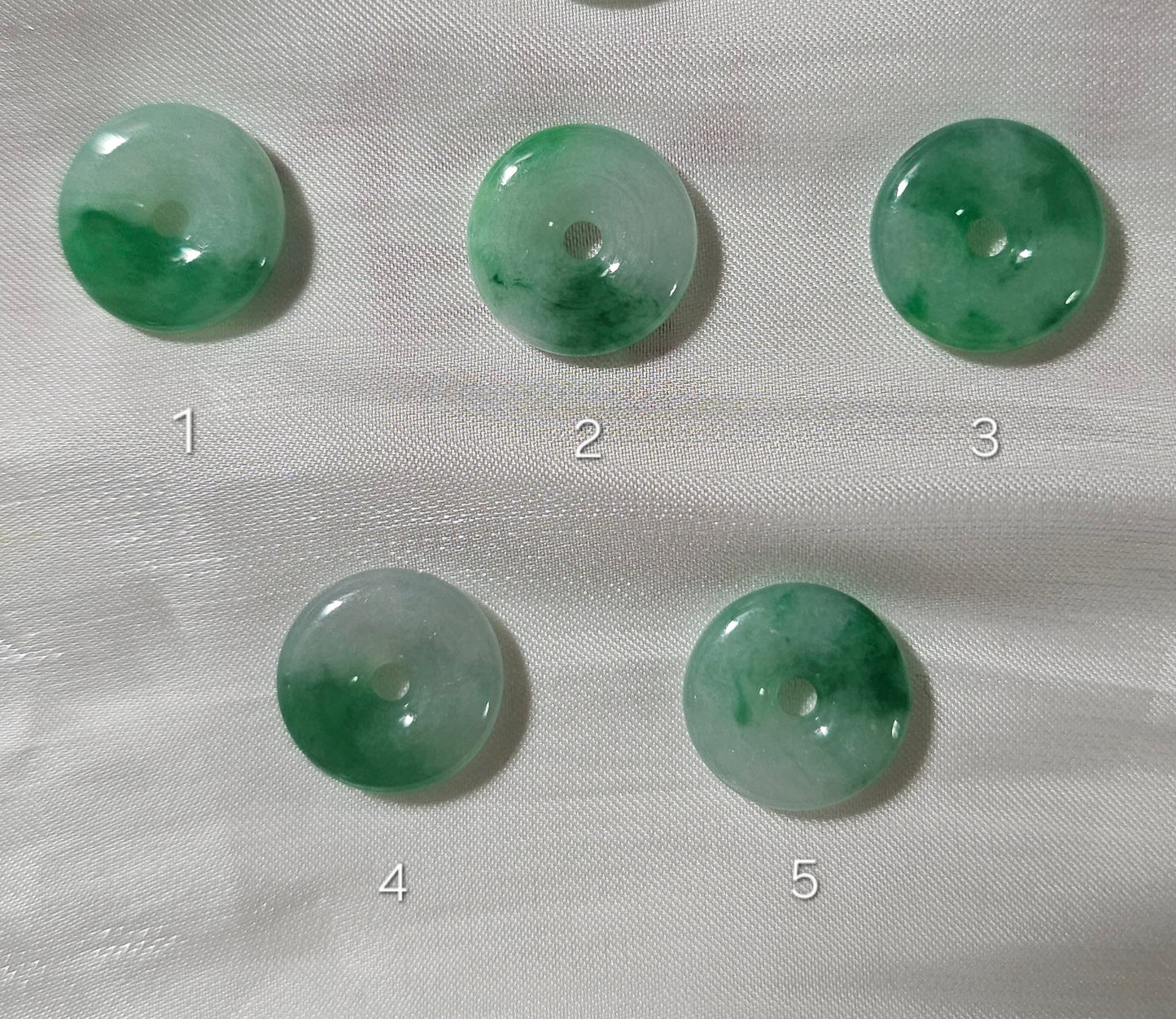 Guardian | Imperial Safekeeping 'Ping An' Jadeite Pendant in Deep Green (13mm, 18K Gold Vermeil/Solid Gold)