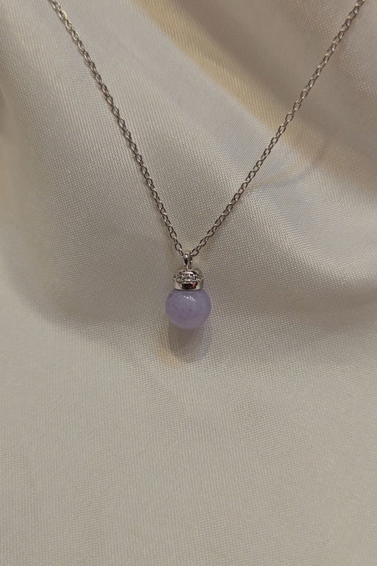 Yuan | Princess Jadeite Necklace in Lavender Purple