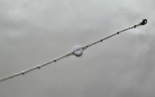 Guardian | Liàn Safekeeping 'Ping An' Jadeite Bracelet in Light Purple