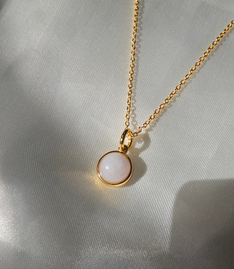 Galaxy | Moon Jadeite Pendant in Dreamy White