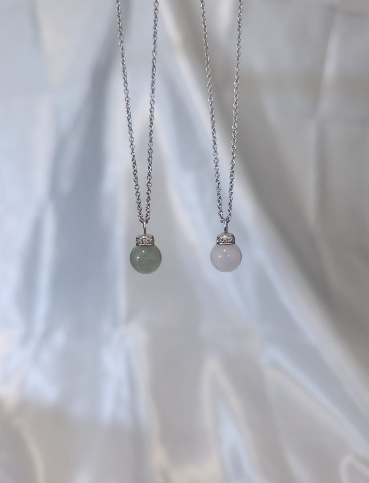 Yuan | Princess Jadeite Necklace in Lavender Purple