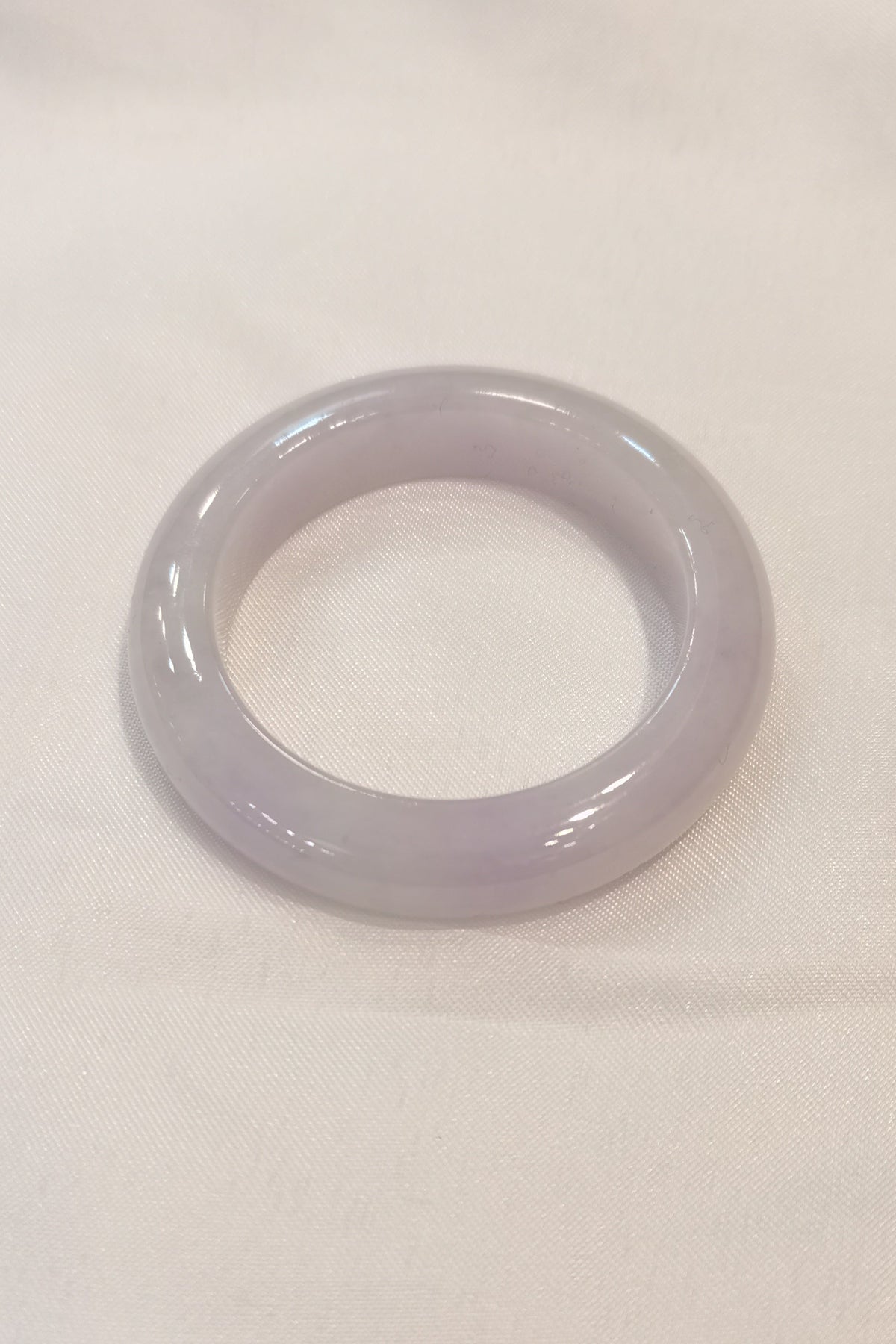 GUARDIAN | JAYDE Natural Grade-A Jadeite Baby Bangle in Lavender Purple