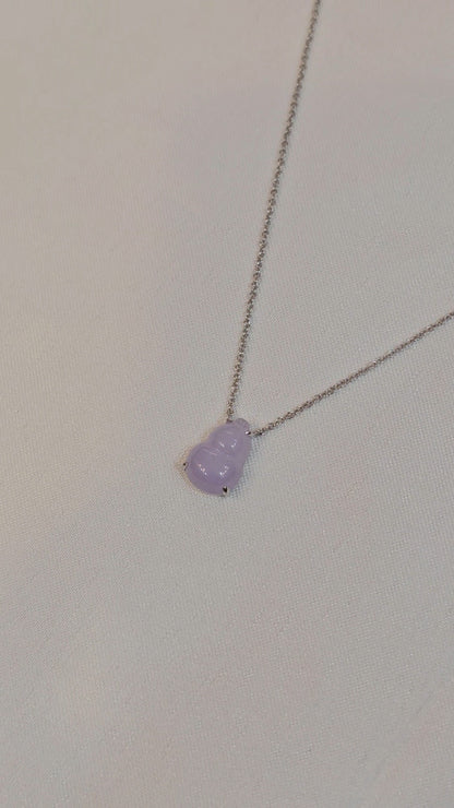 Guardian | Hulu Jadeite Pendant in Lavender Purple