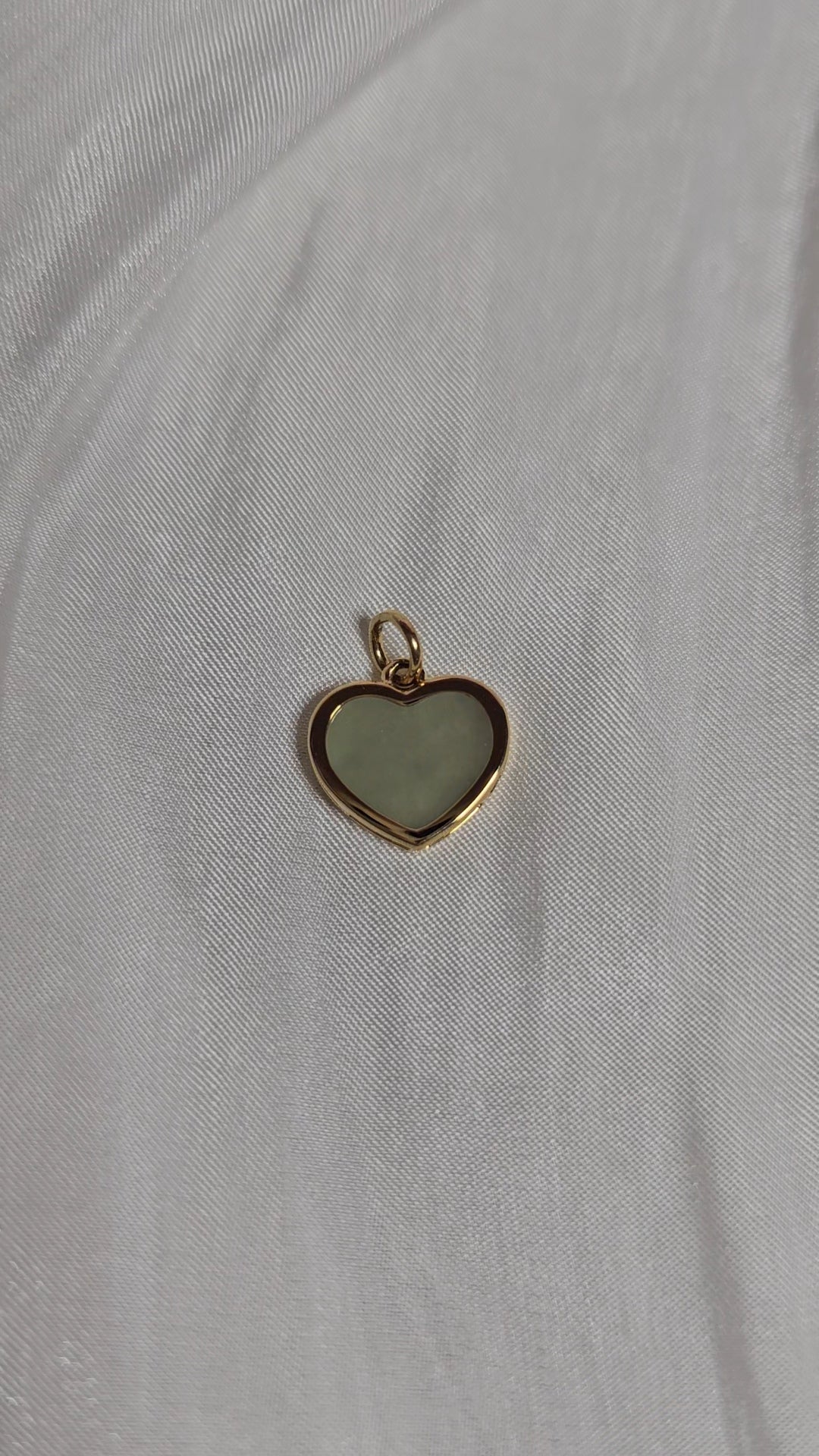 Guardian | Love Heart Jade Necklace in Aqua Green