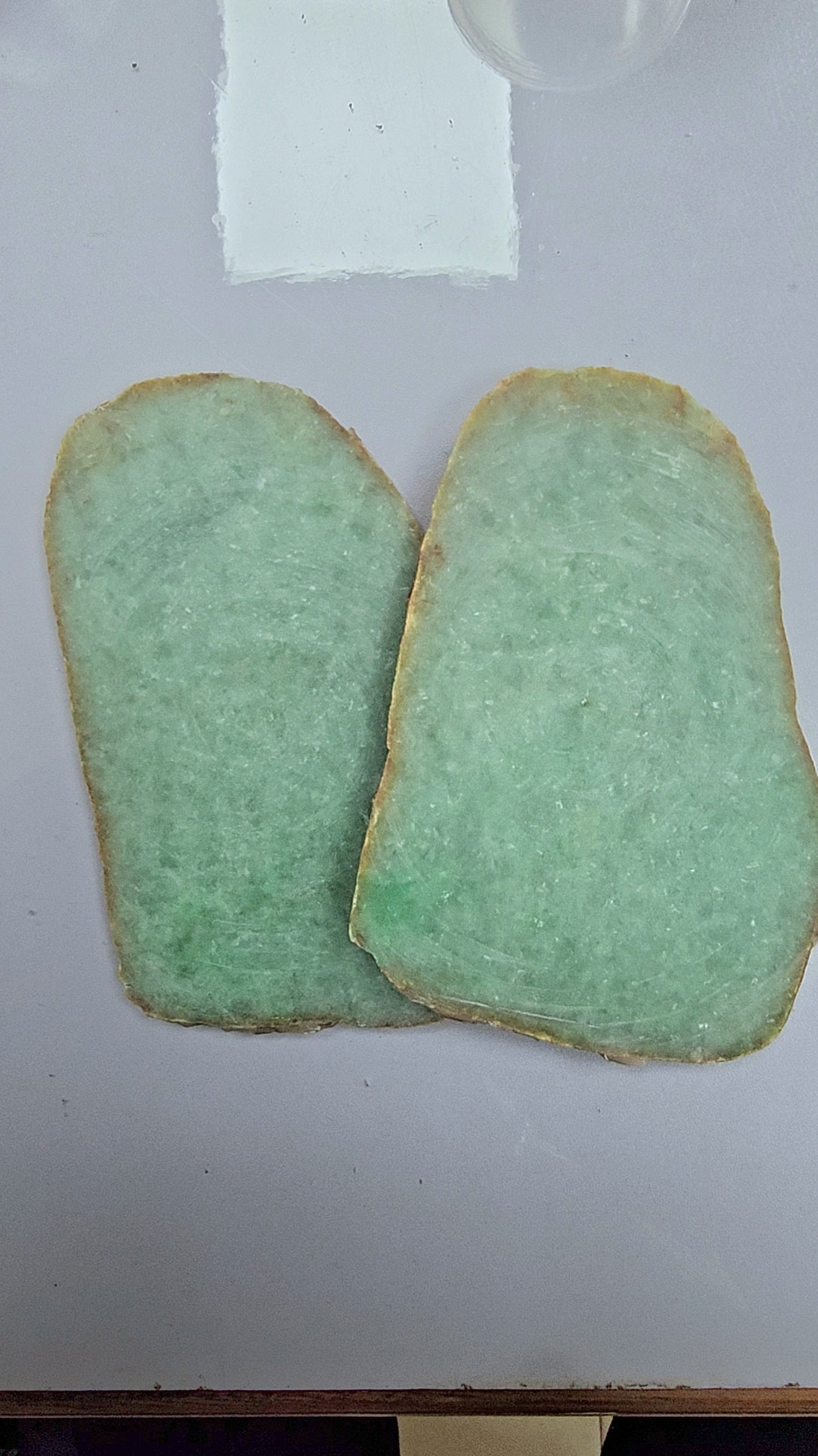Galaxy | 'Xing' Jadeite Pendant in Pastel Green