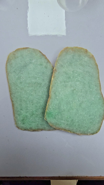Galaxy | 'Xing' Jadeite Pendant in Pastel Green