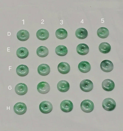 Guardian | Liàn Safekeeping 'Ping An' Jadeite Pendant in Deep Green (13mm)