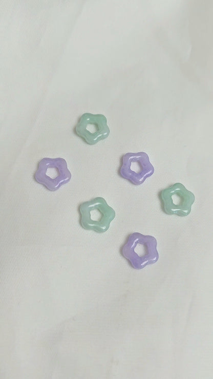 Galaxy | 'Xing' Jadeite Pendant in Pastel Green