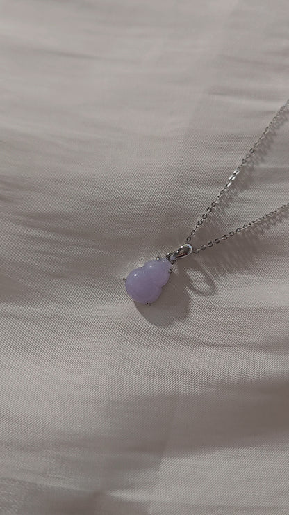 Guardian | Hulu Jadeite Pendant in Lavender Purple (18ct white gold)