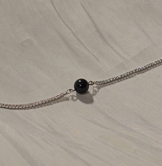 Yuan | Classic Jade Bracelet in Mysterious Black