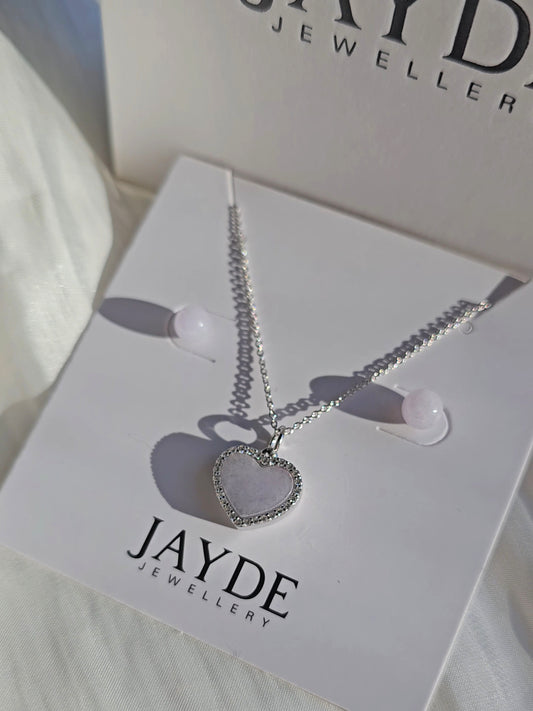 Guardian | I Love You Gift Set (Lavender Purple Jade, Sterling Silver)