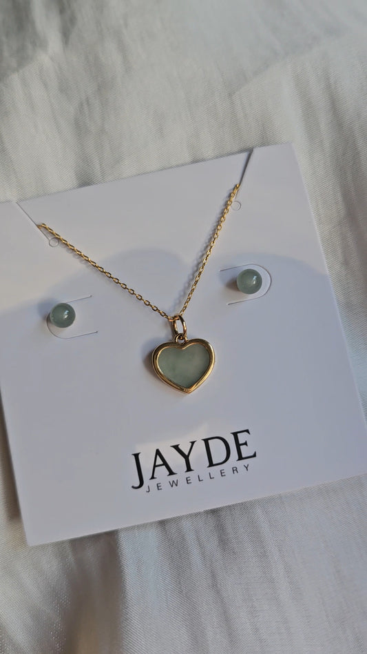 Guardian | I Love You Gift Set (Aqua Green Jade, 18ct gold)