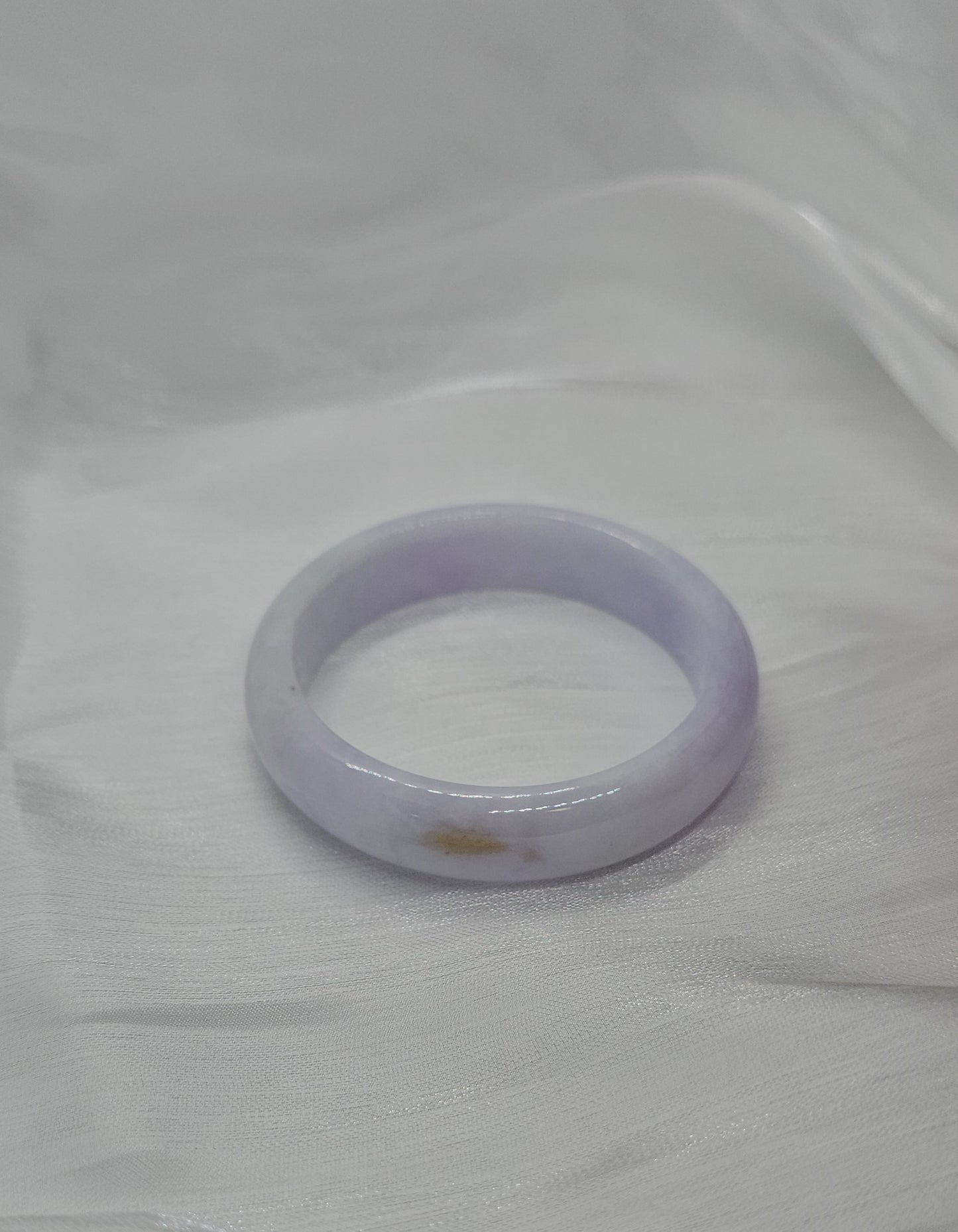 GUARDIAN | JAYDE Natural Grade-A Jadeite Bangle in Lavender Purple (54.5mm Half Round)