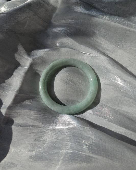 GUARDIAN | JAYDE Natural Grade-A Jadeite Bangle in Pastel Green (54mm Round)