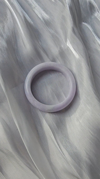 GUARDIAN | JAYDE Natural Grade-A Jadeite Bangle in Lavender Purple (52.8mm Half Round)