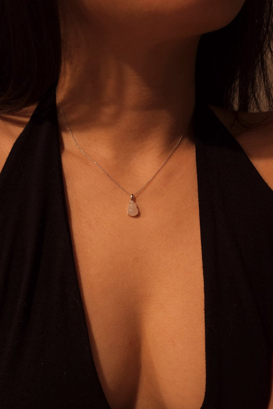 Guardian | Hulu Jadeite Pendant in Dreamy White