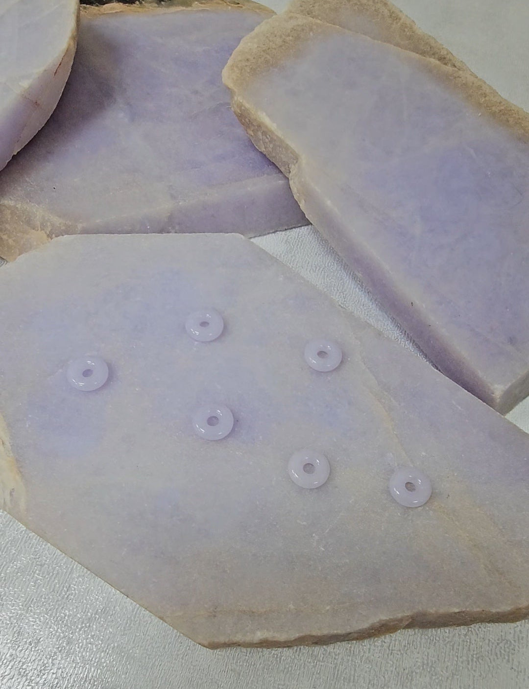 Guardian | Princess Safekeeping 'Ping An' Jadeite Pendant in Lavender Purple (13mm)