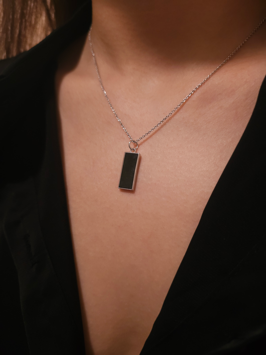 Guardian | Safe and Sound 'Wu Shi' Jadeite Necklace in Mysterious Black