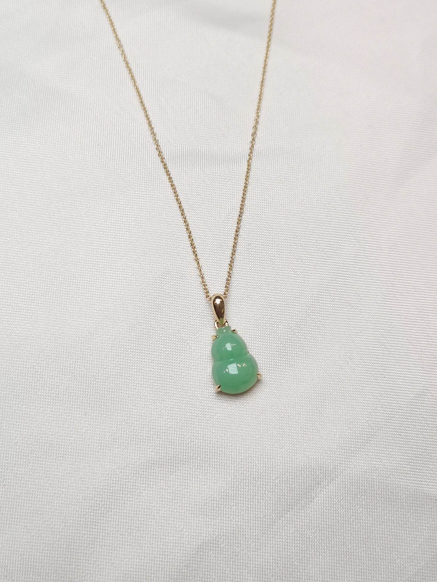Guardian | Hulu Jadeite Pendant in Pastel Green