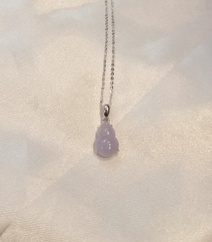 Guardian | Hulu Jadeite Pendant in Lavender Purple (18ct white gold)