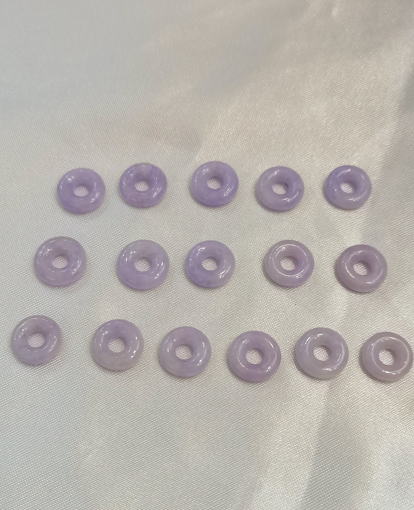 Guardian | Dainty Safekeeping 'Ping An' Jadeite Pendant in Dark Lavender Purple (10mm)