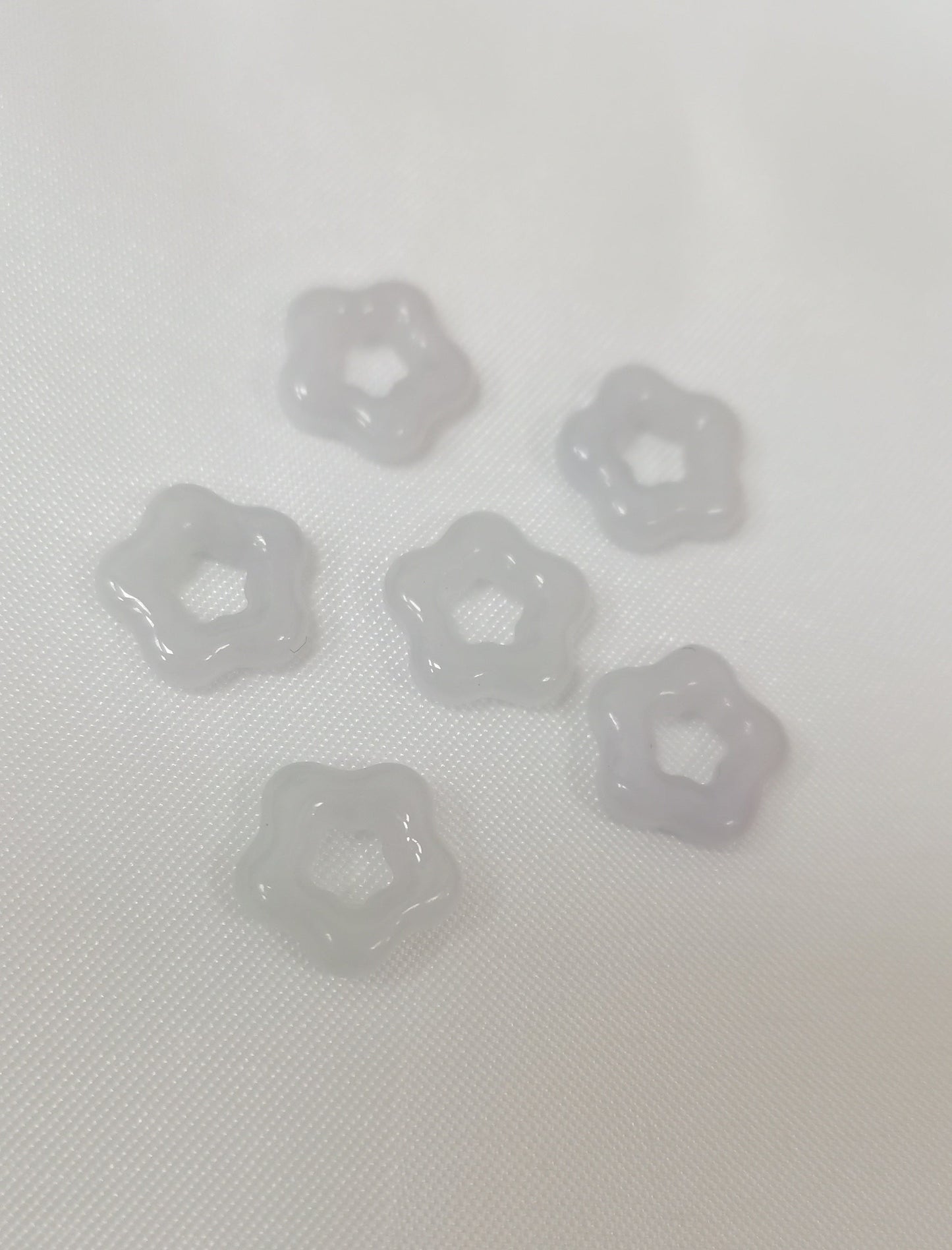 Galaxy | 'Xing' Jadeite Pendant in Dreamy White