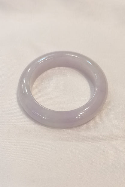 GUARDIAN | JAYDE Natural Grade-A Jadeite Baby Bangle in Lavender Purple