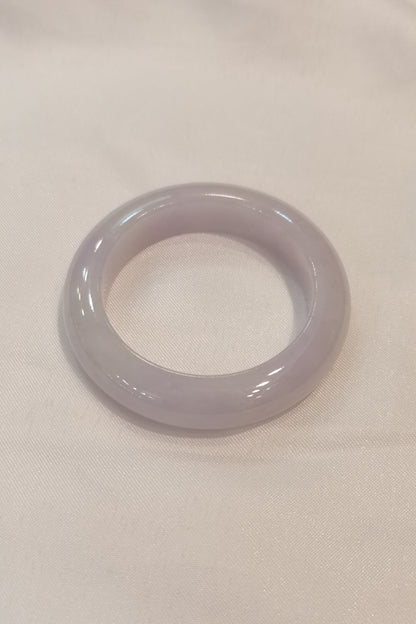 GUARDIAN | JAYDE Natural Grade-A Jadeite Baby Bangle in Lavender Purple