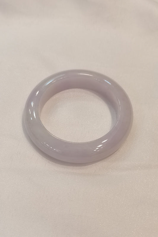 GUARDIAN | JAYDE Natural Grade-A Jadeite Baby Bangle in Lavender Purple