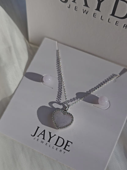Guardian | I Love You Gift Set (Lavender Purple Jade, Sterling Silver)