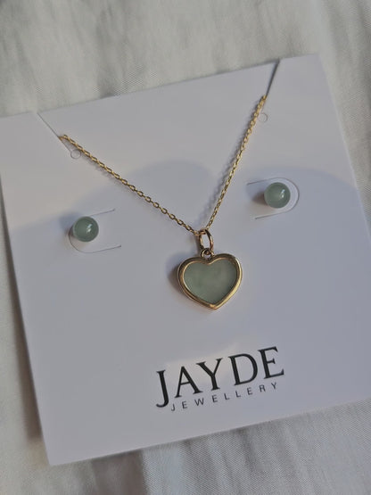 Guardian | I Love You Gift Set (Aqua Green Jade, 18ct gold)
