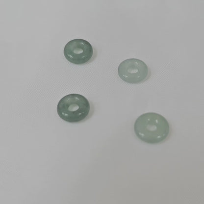 Guardian | Dainty Safekeeping 'Ping An' Jadeite Pendant in Aqua Green (10mm)