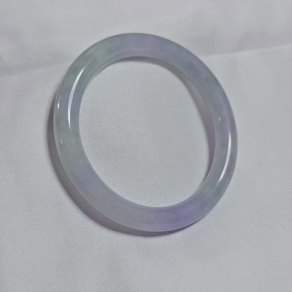 GUARDIAN | JAYDE Natural Grade-A Jadeite Bangle in Pastel Lavender Purple and Pastel Green (51.8mm Round)