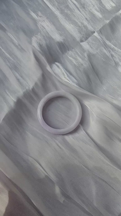 GUARDIAN | JAYDE Natural Grade-A Jadeite Bangle in Lavender Purple (54.5mm Half Round)