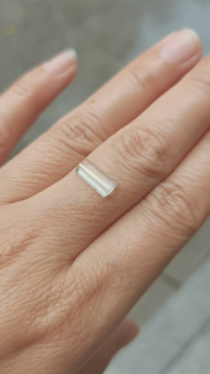 Jian | Untreated Grade-A Jadeite Ring in Icy White
