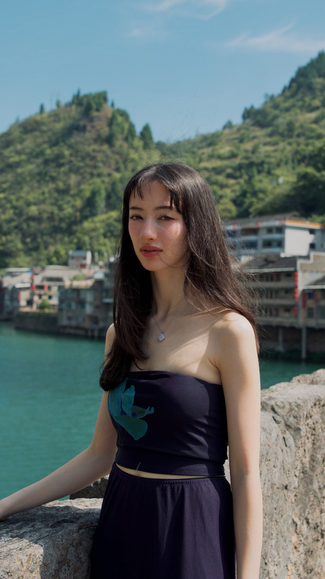 自然 | 緣份四葉草淡紫翡翠吊墜