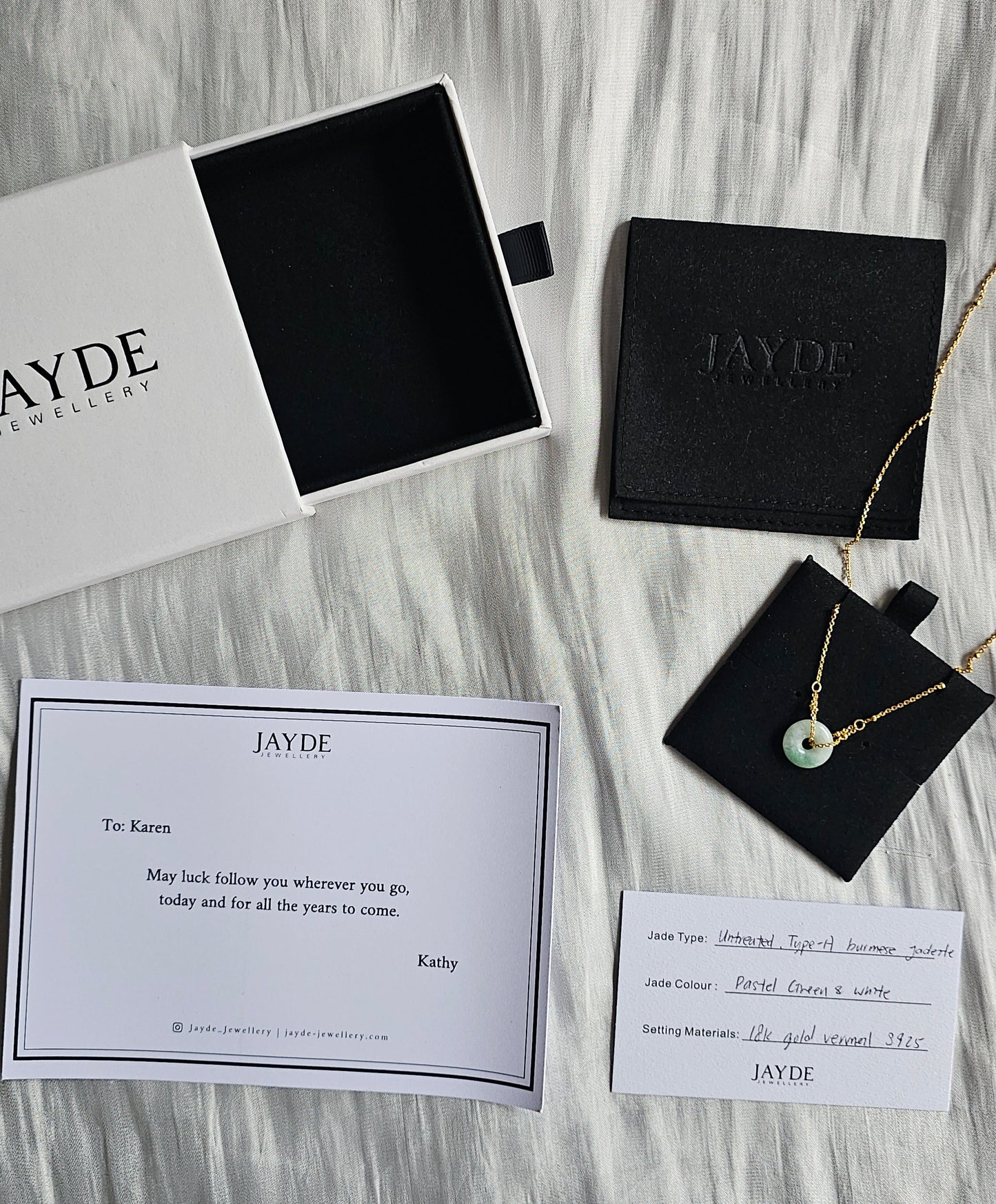 Gift message & gift wrapping